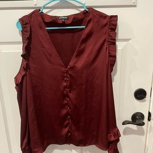 Worn a couple times. Satin comfy